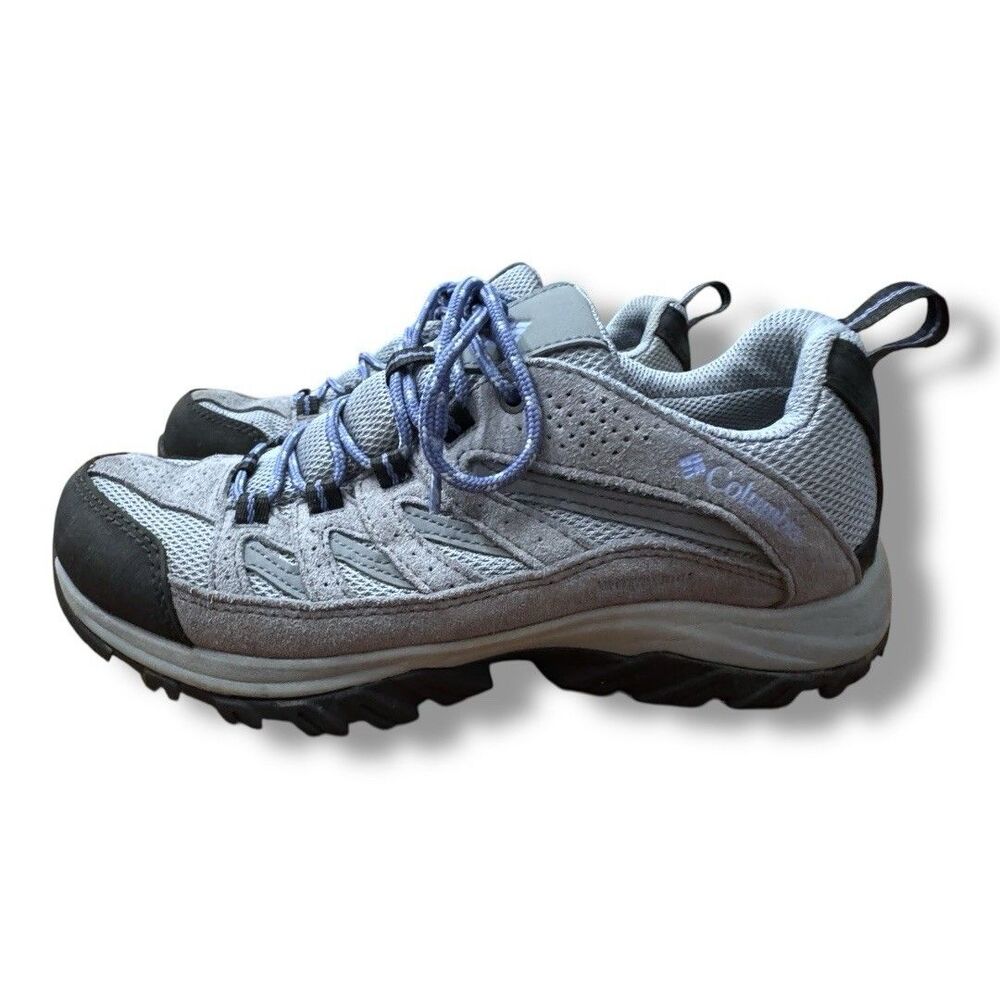 Columbia Crestwood Low Trail Hiking Shoes  1765411032 Grey Purple Women’s Sz 8.5